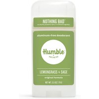 Aluminum-Free Original Formula Deodorant, Lemongrass & Sage, 2.5 oz, Humble Brands