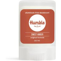 Aluminum-Free Original Formula Deodorant Travel Size, Sweet Amber, 0.5 oz, Humble Brands