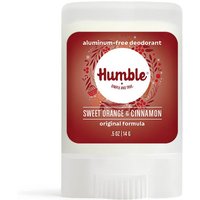 Aluminum-Free Original Formula Deodorant Travel Size, Sweet Orange & Cinnamon, 0.5 oz, Humble Brands