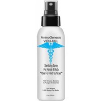 AminoGenesis Viru-Kill Sanitizing Spray with 70% Alcohol, 8 oz