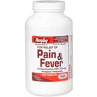 APAP 325 mg Pain & Fever, 1000 Tablets, Watson Rugby