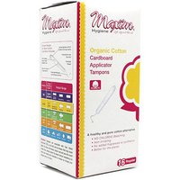 Organic Cotton Cardboard Applicator Tampons, Regular, 16 Count, Maxim Hygiene Products