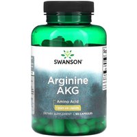 Arginine AKG, 1 g, 90 Capsules, Swanson Health Products