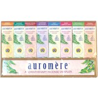 Aromatherapy Incense Sample Pack, 0.1 oz/8 Fragrances, Auromere