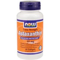 Astaxanthin 10 mg, Extra Strength, 60 Softgels, NOW Foods