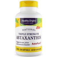 Astaxanthin 12 mg Triple Strength, 150 Softgels, Healthy Origins
