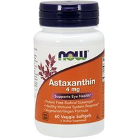 Astaxanthin 4 mg, 60 Veggie Softgels, NOW Foods