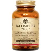 B-Complex 100, 50 Vegetable Capsules, Solgar