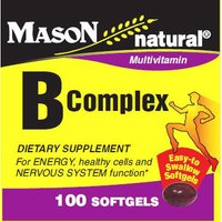 Vitamin B Complex, 100 Softgels, Mason Natural