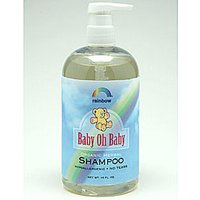 Baby Oh Baby Organic Herbal Baby Shampoo, Scented, 8 oz, Rainbow Research