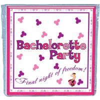 Bachelorette Party Napkins, Trivia Game, 10 Pack, Hott Products