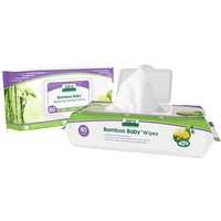 Bamboo Baby Wipes, 80 Count, Aleva Naturals