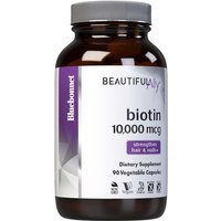 Beautiful Ally Biotin 10,000 mcg, 90 Vegetable Capsules, Bluebonnet Nutrition