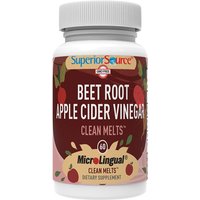 Beet Root & Apple Cider Vinegar Clean Melts, 60 MicroLingual Tablets, Superior Source