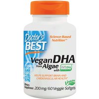 Vegan DHA 200 mg from Algae, 60 Vegetarian Softgels, Doctors Best