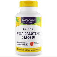 Beta-Carotene 25,000 IU, 180 Softgels, Healthy Origins