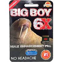 Big Boy 6X, Male Enhancement Pill, 1 Capsule