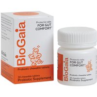 BioGaia Protectis Tabs, for Gut Comfort, 30 Chewable Tablets, Everidis Health Sciences