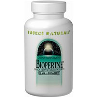 Bioperine, Black Pepper Extract 10mg, 120 Tablets, Source Naturals