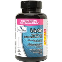 Members Mark Biotin 10000 mcg with Keratin 100 mg, 250 Capsules