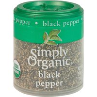 Black Pepper, Medium Grind, 0.56 oz, Simply Organic