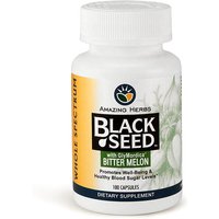 Black Seed with GlyMordica Bitter Melon, 100 Capsules, Amazing Herbs