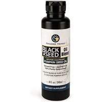 Black Seed & Pure Cold-Pressed Pumpkin Seed Oil Blend, 8 oz, Amazing Herbs