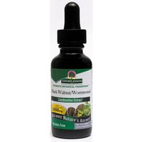Black Walnut & Wormwood Alcohol-Free Extract Liquid, 1 oz, Natures Answer
