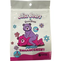 Bliss Bears Female Enhancement Gummy, 6 Gummies, Boner Bears