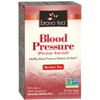 Blood Pressure Herbal Tea, 20 Tea Bags, Bravo Tea