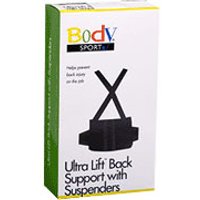 BodyMed Ultra Lift Back Supports with Suspenders, 2X-Large, ZRB1112X