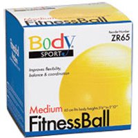 BodySport Fitness Ball 65cm, Yellow, ZR65