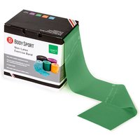 BodySport Latex-Free Exercise Band Roll, 4 in x 50 yds, Heavy Resistance, Green
