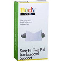 BodyMed Sure-Fit Two-Pull Lumbosacral Support, Knitted, X-Large, ZRB183XLG