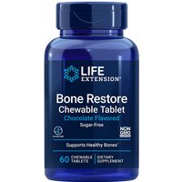Bone Restore Chewable Tablet, Chocolate Flavored, 60 Chewable Tablets, Life Extension