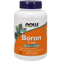 Boron 3mg 250 Caps, NOW Foods
