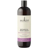 Botanical Body Wash - Bergamot & Patchouli, 16.9 oz, Sukin