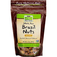 Raw Brazil Nuts, Whole & Unsalted, 12 oz, NOW Foods