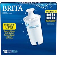 Brita Replacement Water Filters, 10 Filters