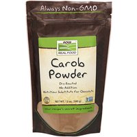 Carob Powder Dry Roasted, Chocolate Substitute, 12 oz, NOW Foods