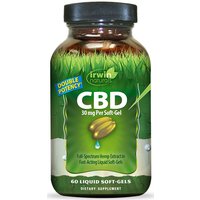 CBD 30 mg Per Soft-Gel, 60 Liquid Soft-Gels, Irwin Naturals