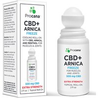 CBD+ Arnica Freeze Topical Roll On Extra Strength, 2 oz, Procana Laboratories