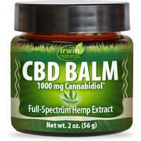 CBD Balm, 1000 mg Cannabidiol, 2 oz, Irwin Naturals