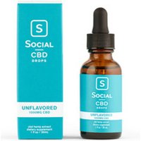 CBD Drops - Unflavored, 1000 mg, 30 ml, Social CBD