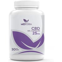 CBD Gel Capsules 25 mg, 30 Capsules, Medterra