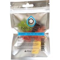 CBD Gummies 25 mg, 5 Count, Hemplucid