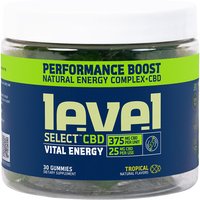 CBD Gummies Focused Energy Trial Size, 10 Count, Level Select CBD
