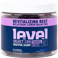 CBD Gummies Restful Sleep, 60 Count, Level Select CBD