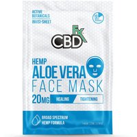 CBD Hemp Aloe Vera Face Mask, 20 Pack, CBDfx