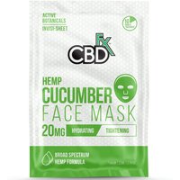 CBD Hemp Cucumber Face Mask, 20 Pack, CBDfx